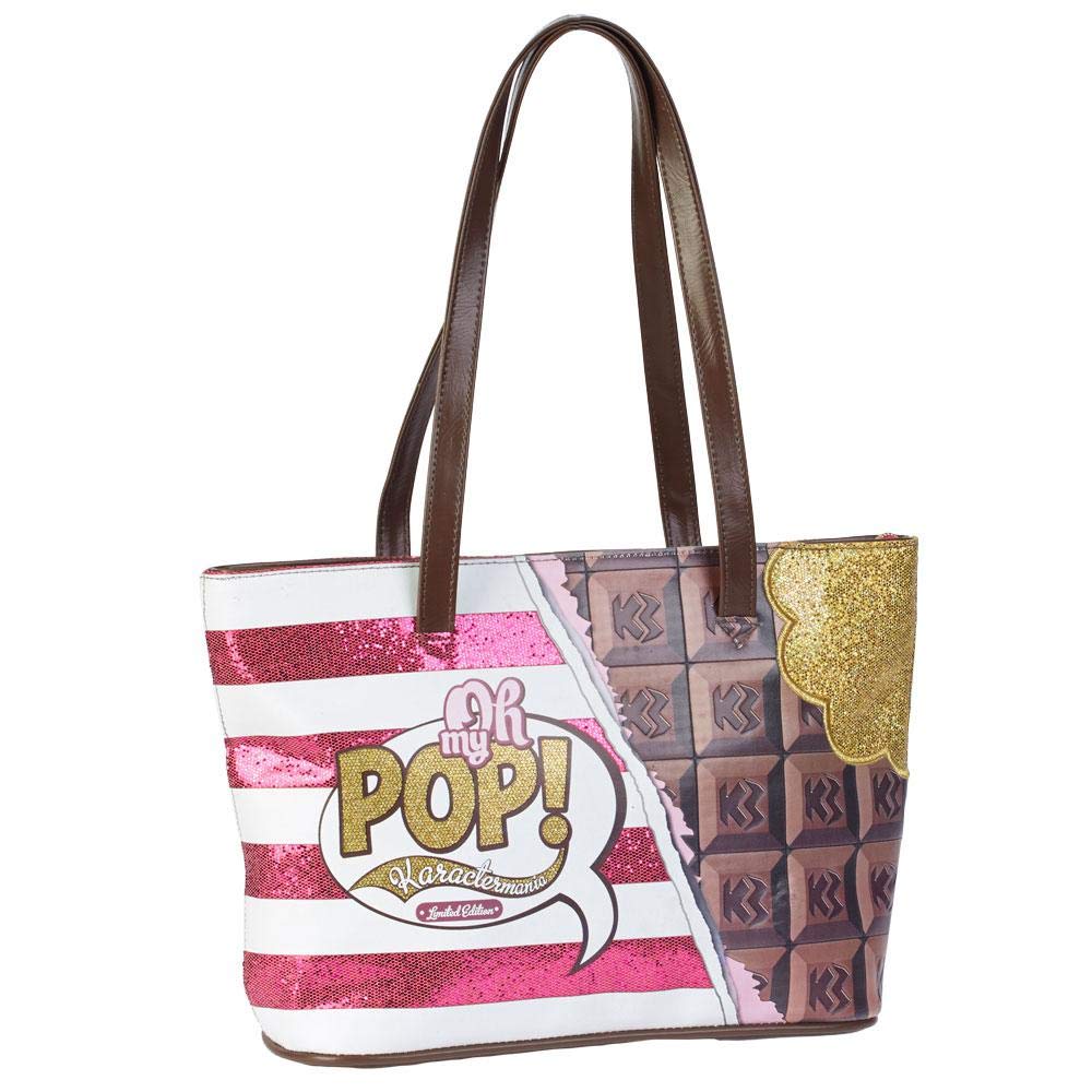 Oh My Pop! Chocolat-Tote Bag, Pink, 43 x 27 cm