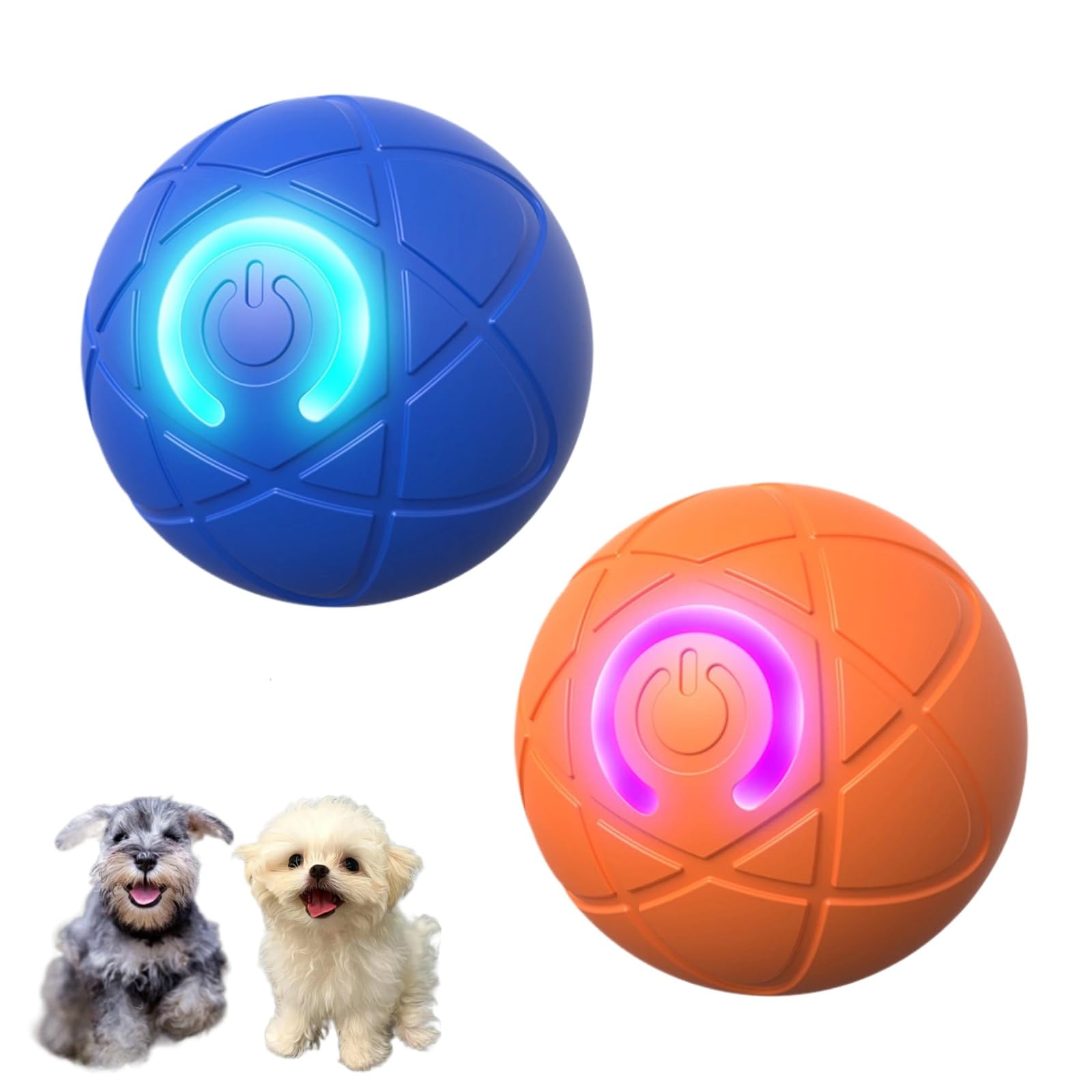 Photo 1 of YIDATerr Interactive Smart Jumping Ball for Dogs from Elastic Fun and Efficient Playtime.Jumping Ball Dog Toy,Suit Small,Medium, and Large Dogs (Blue and Orange)