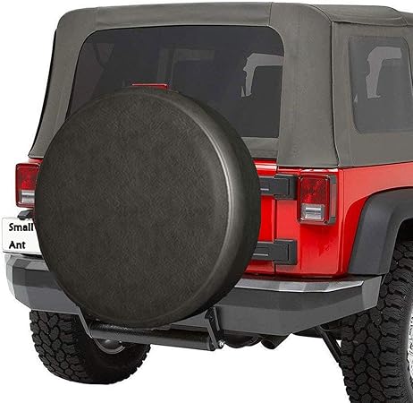Amazon Small Ant Jeep スペアホイールタイヤカバー 全天候保護 Liberty タイヤカバー ユニバーサルスペアタイヤカバー ジープラングル トレーラー Rv Suv トラックホイール32インチ ホイール直径30インチ 33インチ ホイールカバー 車 バイク