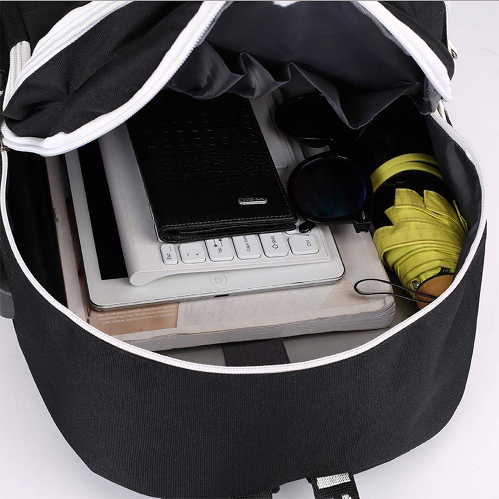 FM Zaino da Viaggio Unisex Moda da Viaggio He-Bag Marshmallow Zaino DJ  Luminoso con Porta di Ricarica USB Valigeria urban-earth.co.uk