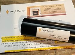 Draft Décor Magnetic Fireplace Vent Cover MADE IN