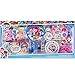 Townley Girl My Little Pony Mega Cosmetic Set with Lip Gloss, Nail Polish, Nail Gems, Hair Clips, Mirror and more
