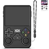 FIOPAZ Silicone Case for R36S Handheld Game Console with Lanyard | Soft Skin for R36 S Accessories, Anti-Scratch Washable Silicone Cover