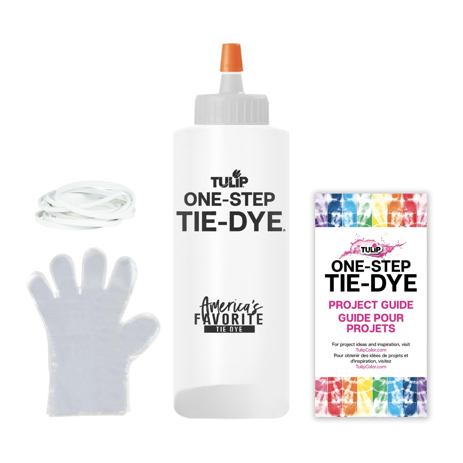 Tulip One-Step Tie-Dye Kit, Vibrant Colors for Fabric 4 fl oz, Orange