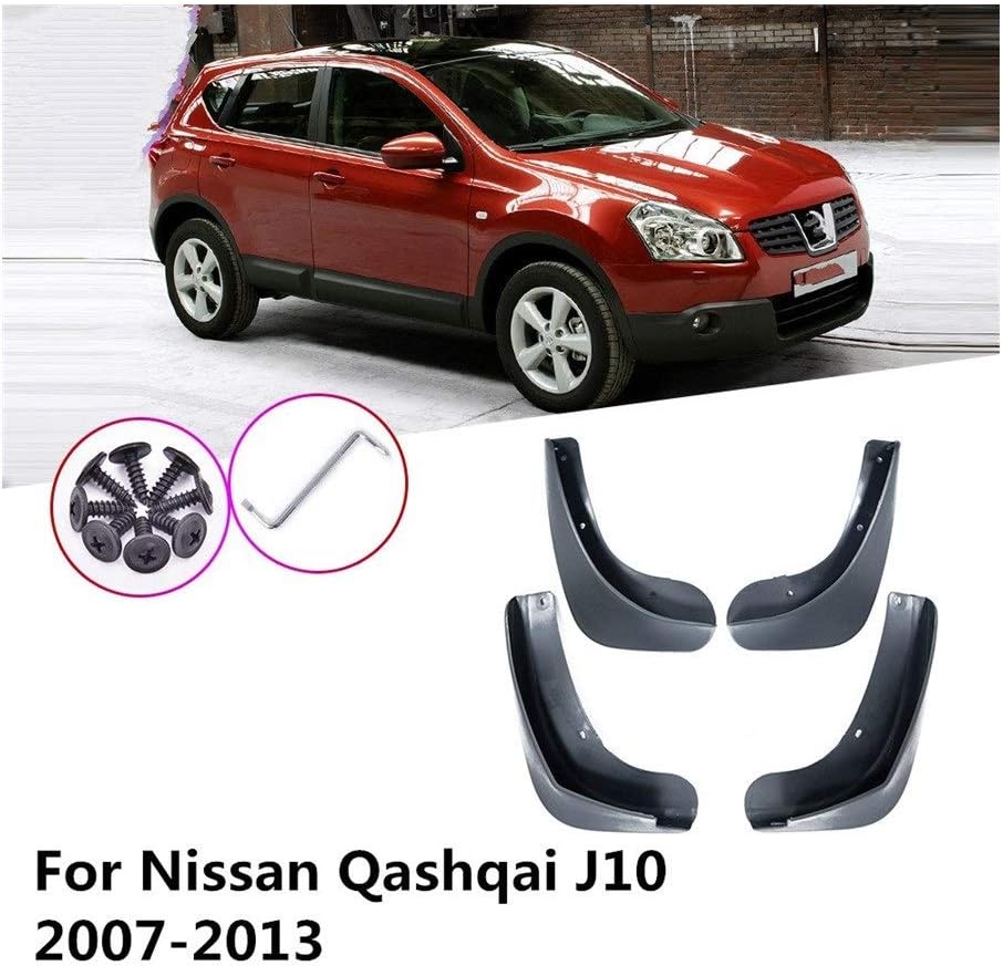 HOLIV Schmutzfänger Für Nissan Qashqai J10 2007-2013 - 4-teiliges Set