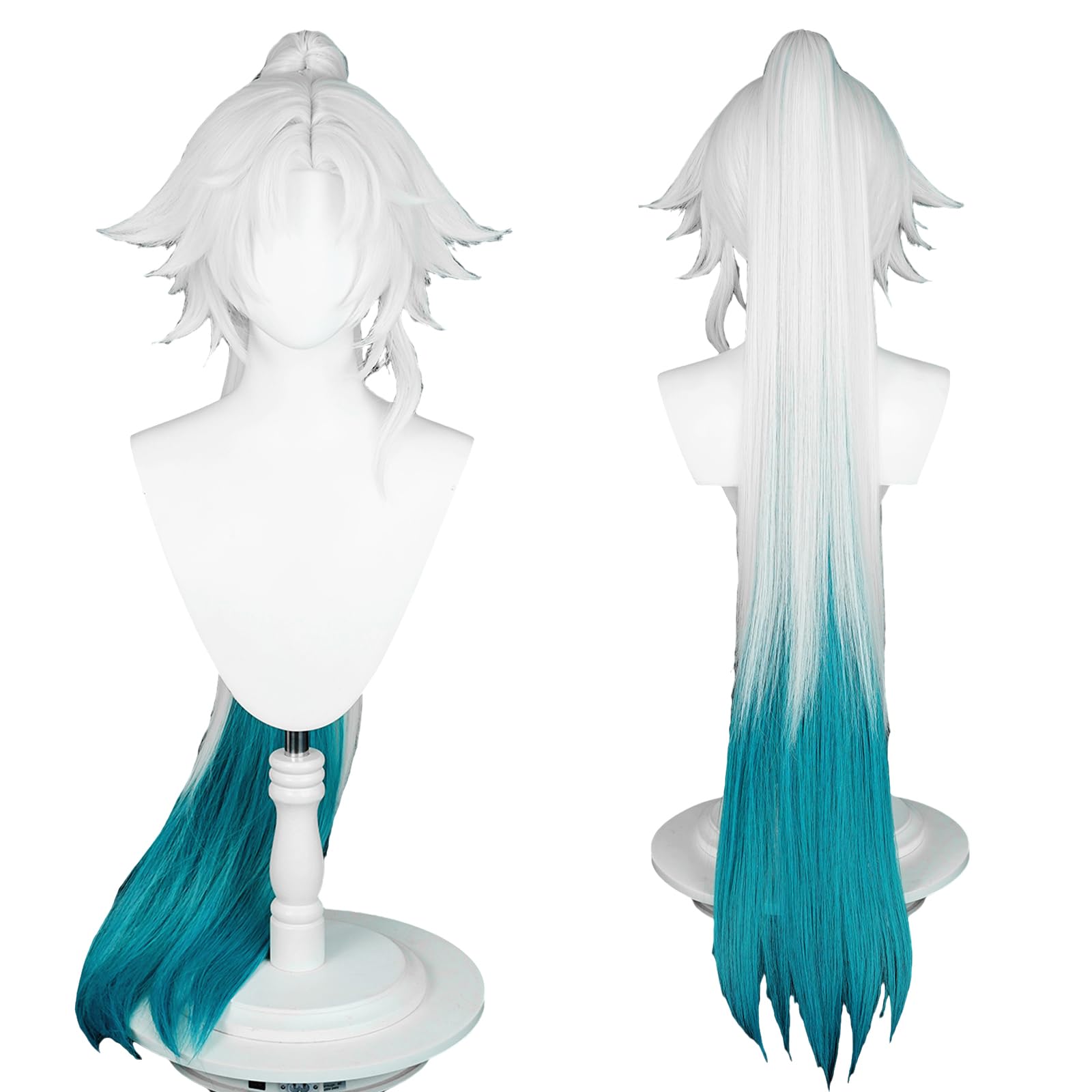 UTIEHD Honkai Star Rail Cosplay Wig for Events & Parties (Feixiao, Long Hair, Synthetic, L) — image 1