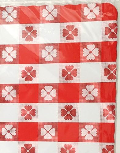 25 TableMate Party Expressions Red Gingham 10” x 14” paper placemats