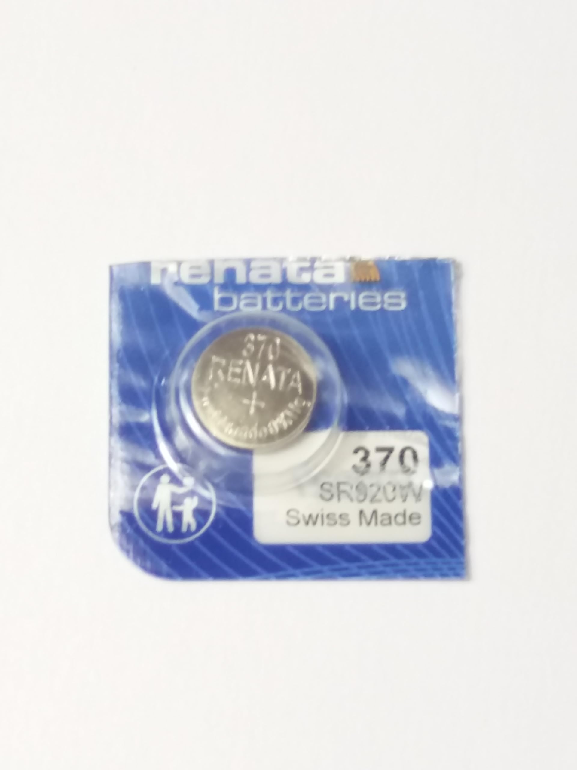 Renata - Silver Oxide Button Battery 370 SR920W Renata 1.55V 40mAh - Blister(s) x 1