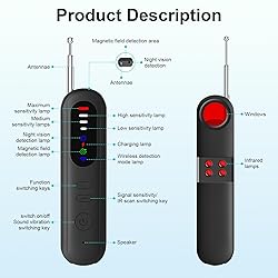 MDK Hidden Camera Detectors - Portable Hidden
