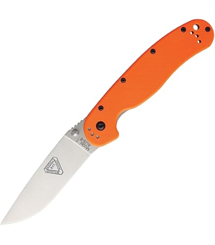 Ontario Knife Company Rat I Folding Pocket Knife, Satin AUS-8
