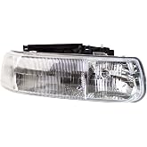 TYC Right Headlight Assembly Compatible with 1999-2002 Chevrolet Silverado | Replaces 16526134 GM2503187. OE-grade replacement.