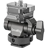 SmallRig HawkLock H21 Quick Release Monitor Mount with Cold Shoe Mount, Swivel and Tilt Adjustable Monitor Holder with 1/4"- 20 Screw, Dual Anti-Twist Design, for Ninja V and V+ Monitors