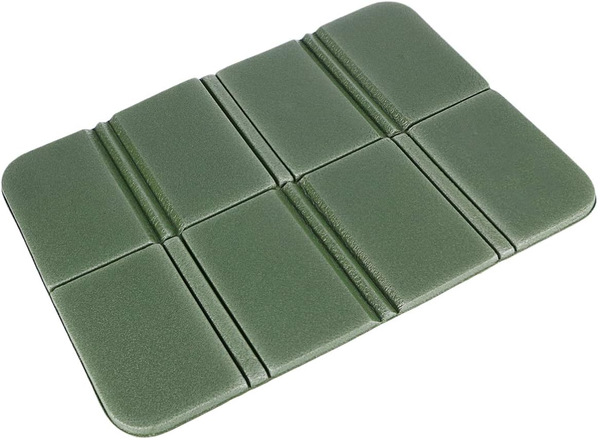 VORCOOL Foam Kneeling Pad Kneeler Folding Sit Mat Cushion Seat for Outdoor Camping Park Picnic (Olive green)