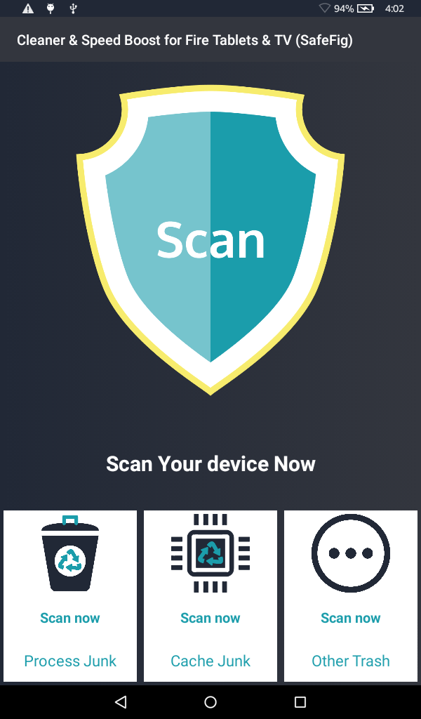 Cleaner & Speed Boost for Fire Tablets & TV (SafeFig