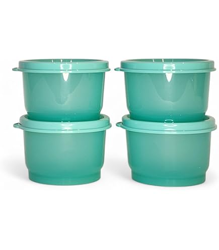 Amazon.com: Tupperware Mini 2 Cup Snack Storage Canister SET of 4