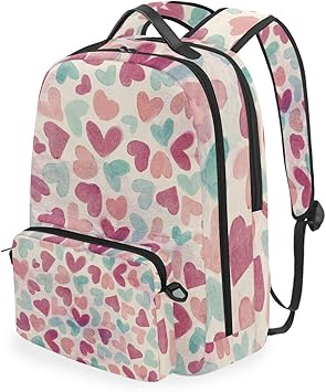 blue pink bookbag