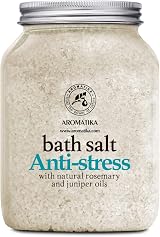 AROMATIKA Anti Stress Bath Salts Rosemary Juniper 1300g Natural Aromatherapy