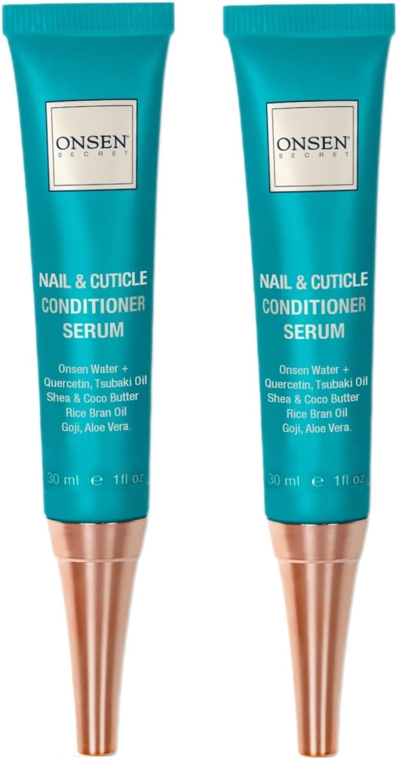 Onsen Secret Nail & Cuticle Cream Treatment 2x30ml Japanese Tsubaki Jojoba