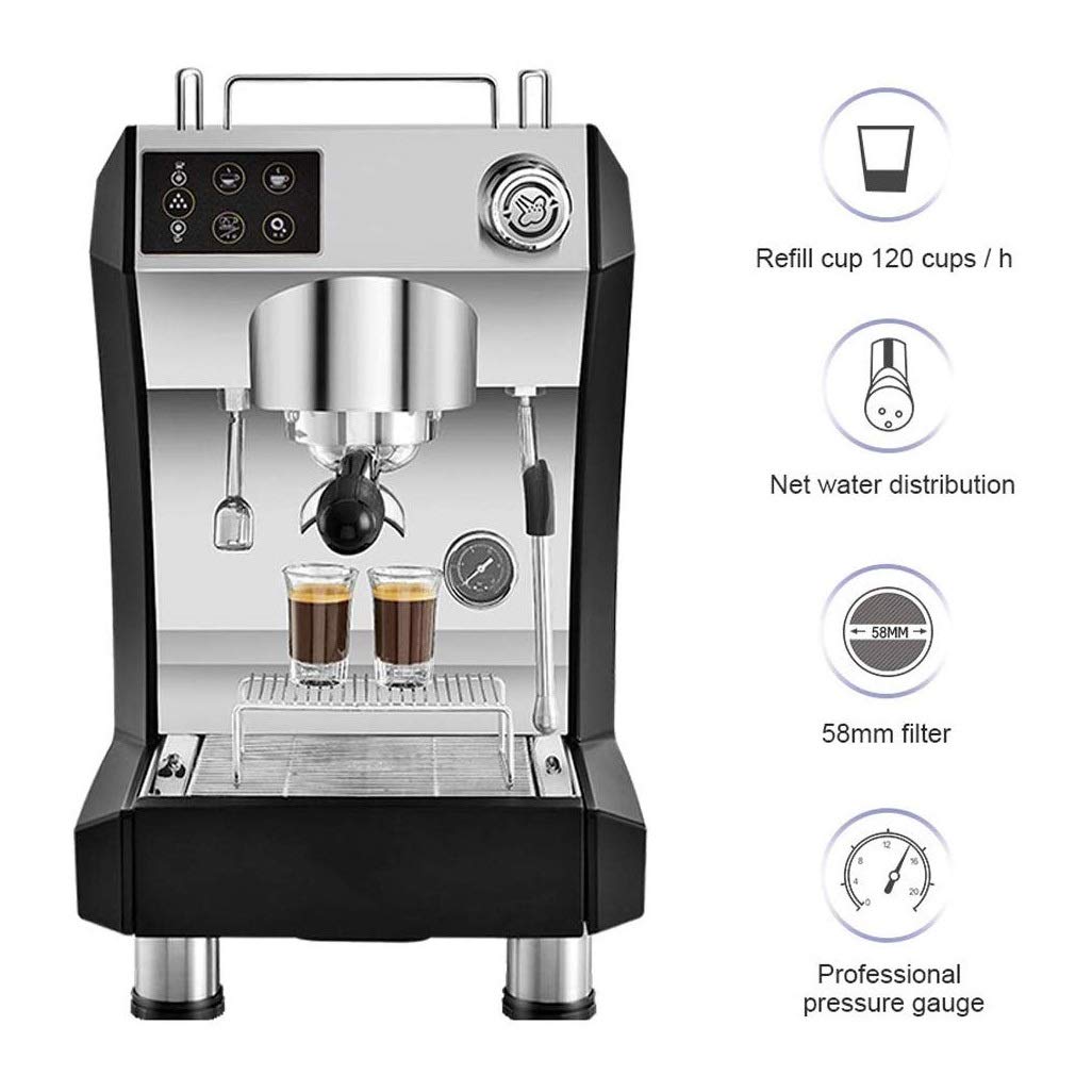 HIZLJJ Drip Coffee Maker,Full Automatic Grinding Coffee Machine Programmable Coffee Maker with Thermal Carafe,with Timer and Strength Contr 並行輸入品 HIZLJJ Programmable Coffee Maker,Easy Front Access Brew Options