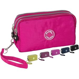 Wallet Women, Wristlet Nylon Wallet with Purse for Travel Clutch Bag