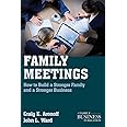 Family Meetings: How to Build a Stronger Family and a Stronger Business (A Family Business Publication)