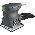 Genesis GPS2303 1/4 Sheet Palm Sander with Palm Grip, Dust-Protected Switch, Dust Bag, and Sandpaper Assortment