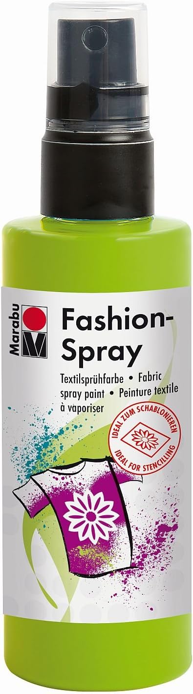 Marabu Fashion Spray 100ml - 061 Reseda, White, 100 ml (Pack of 1) - Image 3