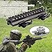 Tactical Picatinny Riser Mount Rails Dual 90 and 45 Degree Quick Release Detach 13-Slot Medium Profile for Red Dot Scope Optics