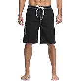 Vocanbomor Men's Quick Dry Swim Trunks Board Shorts Swimwear Bathing Suits