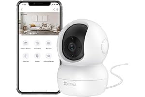 EZVIZ Security Camera Indoor WiFi 1080P, Baby Monitor with Motion Detection, Smart Tracking, Smart Night Vision, 2-Way Audio,