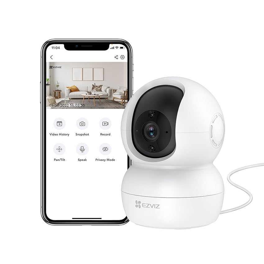 EZVIZ TY2 Telecamera da Interno Wifi IP Camera 1080p Grandangolare Visione Notturna