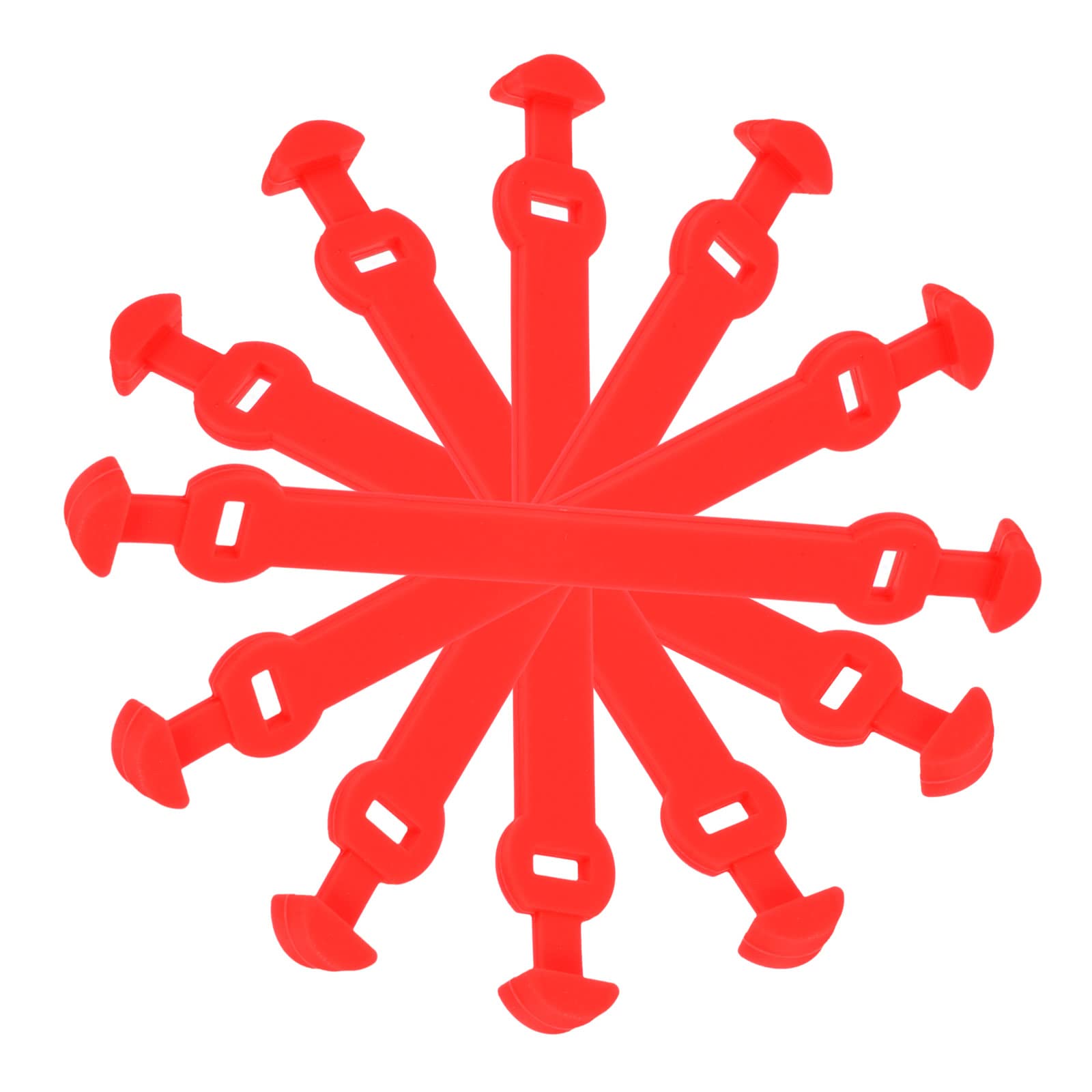 PATIKIL Tennis Vibration Dampeners, 6 Pack Silicone Racquet Shock Absorber Racket String Damping, Red