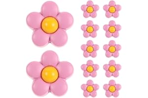 Holibanna 50pcs Resin Flower Shaped Buttons for Kids Clothing, 18mm Decorative Sewing Buttons for Sweaters Shirts Clothes Dec