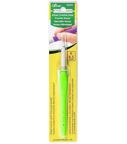 Amazon.com: Clover 1055/L Amour Crochet Hook, Size L/8.0mm