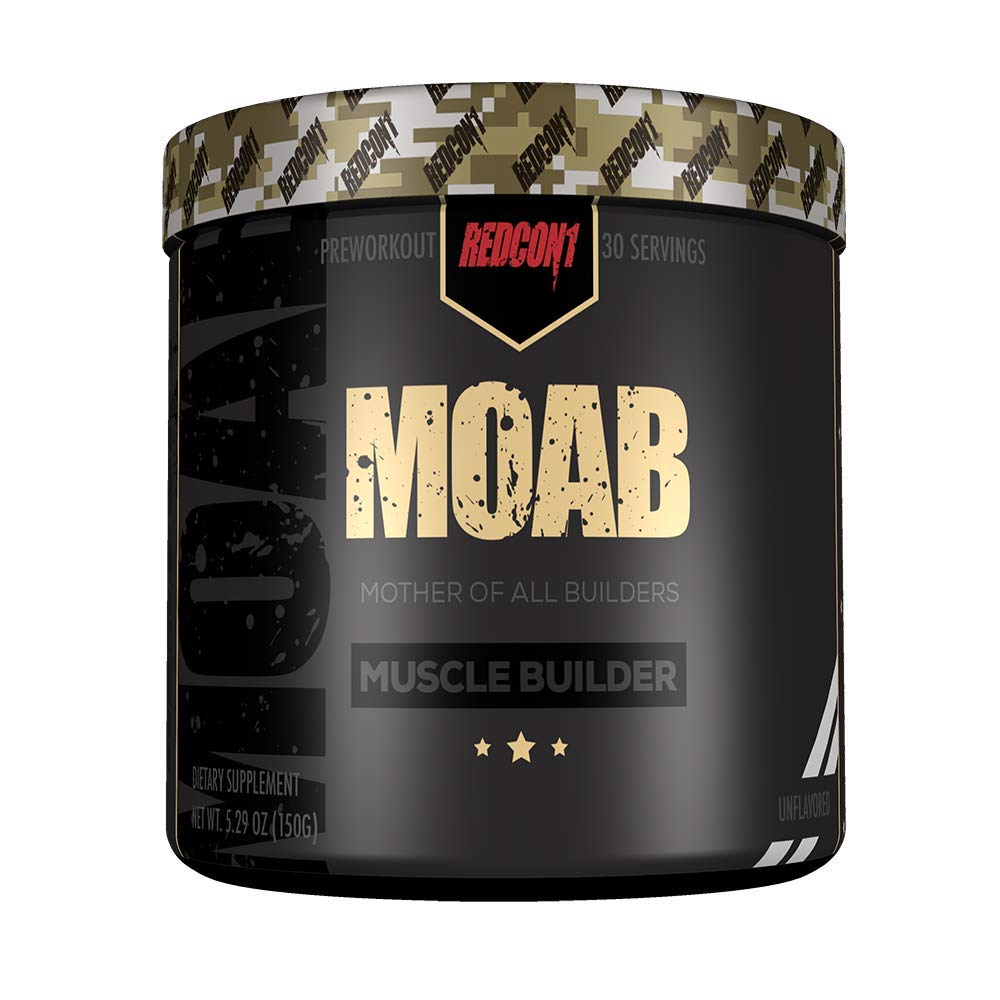 Redcon1 - Moab - Muscle Builder, 30 Servings, Lean Gains, Faster Recovery, Epicatechin (Unflavored)