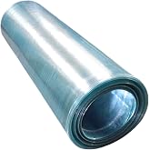 3.28x13.1ft Polycarbonate Roofing Sheet Roll, 0.8mm Clear Greenhouse Panels | UV Resistant Rainproof Plastic Covering, Insulation Transparent Polycarbonate Film for Gardening Farming Canopy Pergola