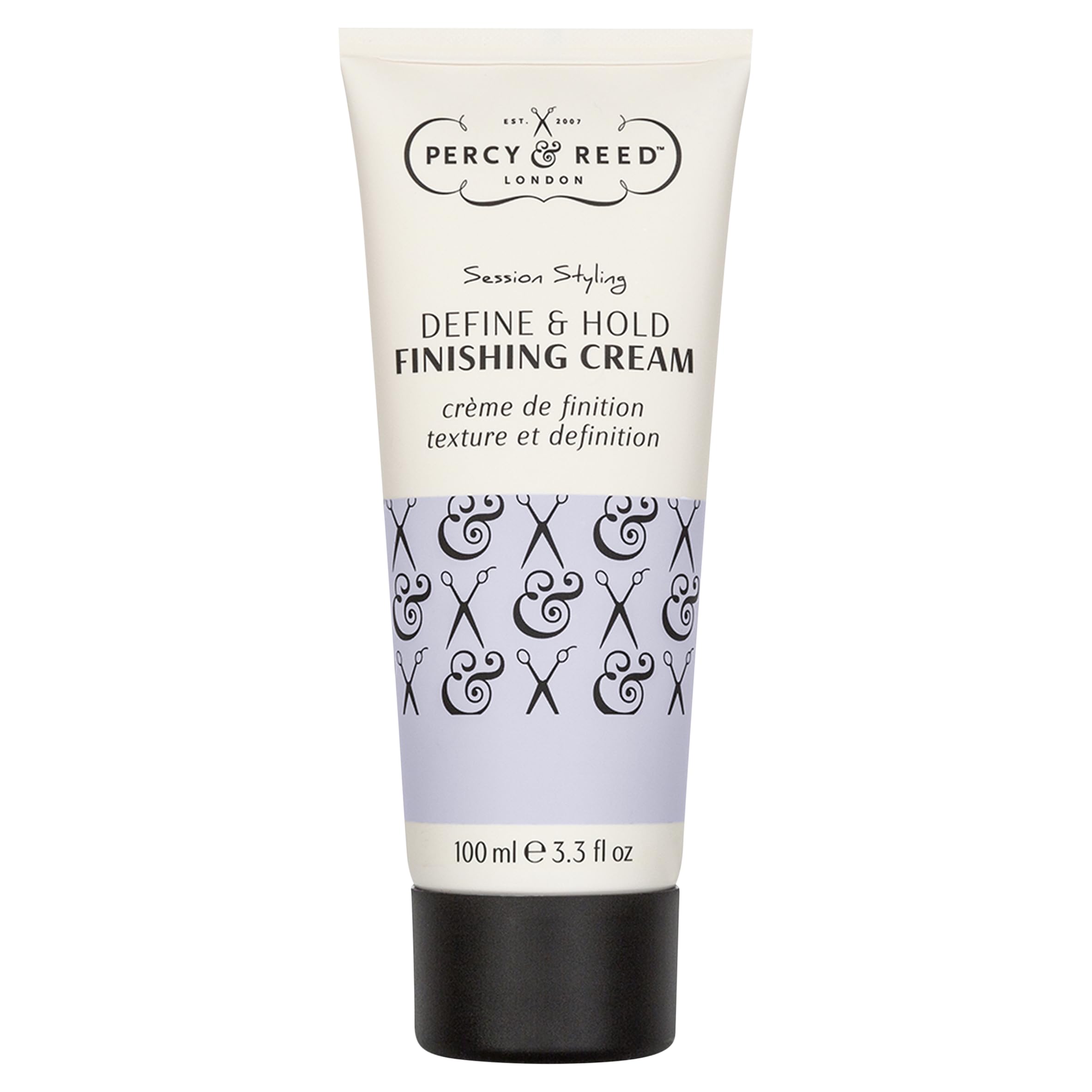 Percy & Reed Session Styling Define & Hold Finishing Cream - Lightweight, Non-Greasy, Smoothes & Defines, Tames Flyaways & Split Ends, Flexible Control. Sulphate-Free, Vegan-Friendly - 100ml