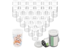 36pcs plastic film canisters,camera film cans,camera film cans,film container,reusable waterproof film jars for science activ