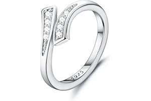 JeryWe 925 Sterling Silver Toe Ring for Women Hypoallergenic Adjustable Open Rings Toe Ring Stylish Plain Solid Silver Band T