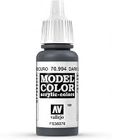 Vallejo Model Color Dark Grey VJ70994 17 ml Acrylic Paint Eye Dropper view 1