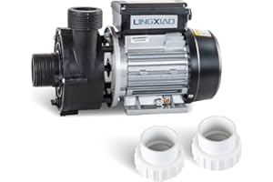 LINGXIAO Hot Tub Circulation Pump, LX SPA Pump Motor, 0.35HP, 230V,1.5" Port (WTC50M-Long Snout)