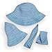 Wallaroo Women’s Sydney Sun Hat (Light Blue) - UPF 30+ Sun Protection, Wide Brim, Packable & Adjustable, Lightweight, Soft, Comfortable, Breathable, Perfect for Travel, Beach, Outdoor, Everyday Wear
