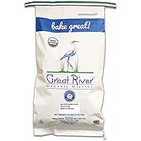 Great River Organic Milling, Specialty Flour, Brown Flaxseed Meal, Organic, 25-Pounds (Pack of 1)