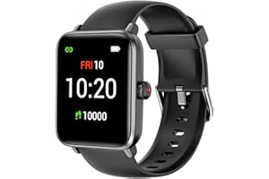 LIVIKEY Smart Watch, Fitness Tracker with Heart Rate Monitor, Blood Oxygen, Sleep Tracking, 41mm Smartwatch Waterproof with Pedometer for Women Men Watch Compatible with Android iOS Phones