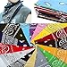 BSLINO Bandanas 24pcs 22 X 22 Inch 100% Cotton Novelty Double Sided Print Paisley Cowboy Bandana Party Favor Scarf Headband Handkerchiefs Two Dozen