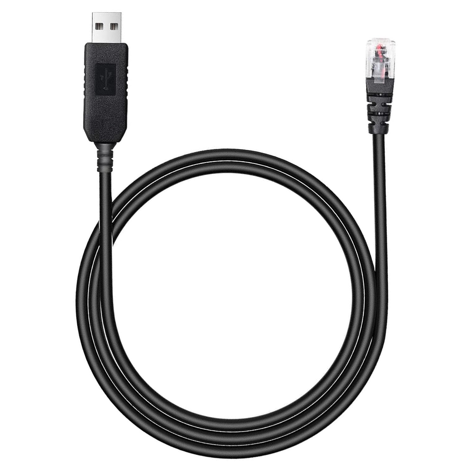 Photo 1 of Hodeoo 3.3Ft Radar Detector Cable - USB to RJ11 Plug Cable for Escort Radenso XP Uniden Beltronics Cobra Whistler - Premium Replacement Power Cord for Radar Detectors - Durable USB to RJ11 Connection