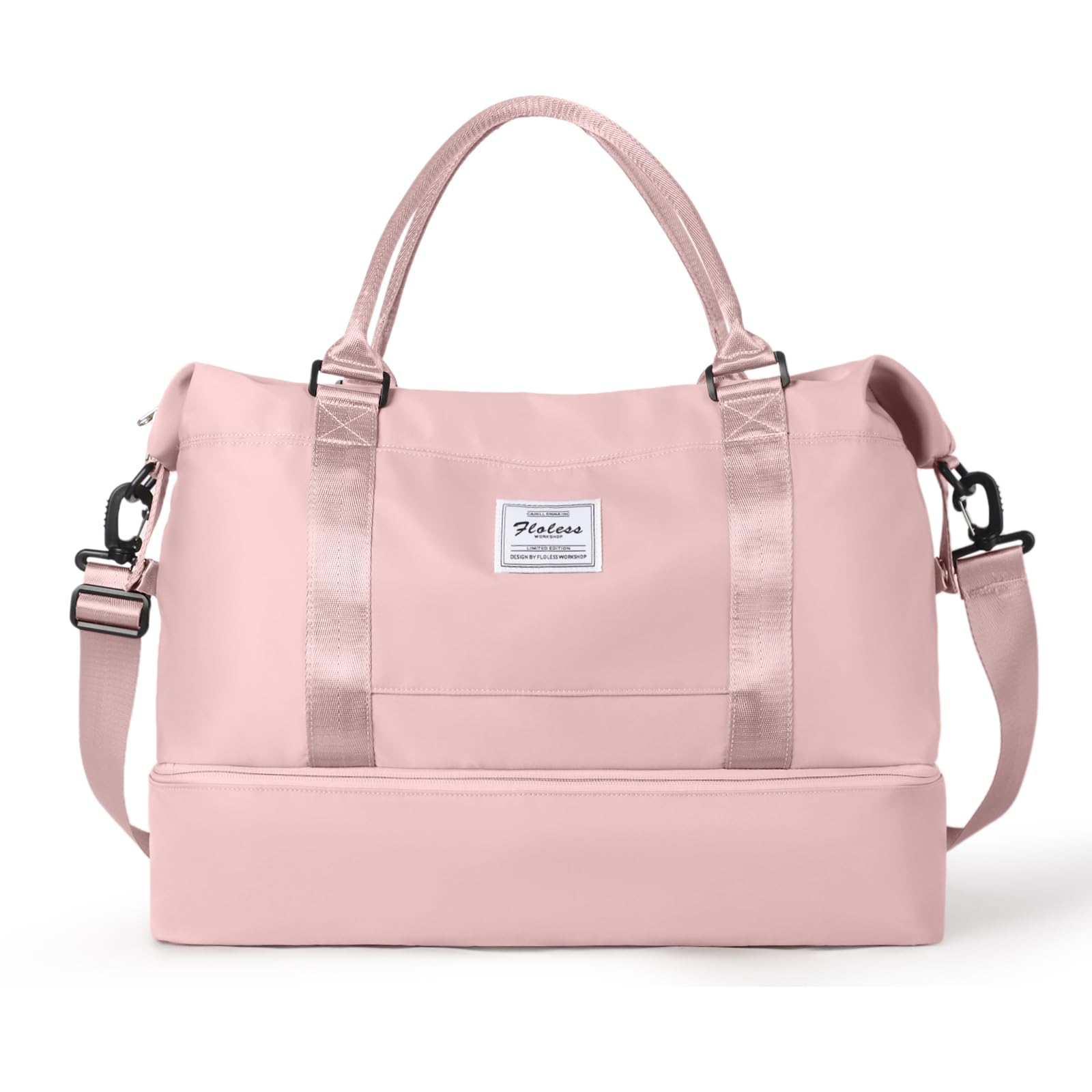 Photo 1 of (USED/FAIR) (BAGGED) Travel Duffel Bag for Women,Weekender Overnight Bag with Shoes Compartment & Wet Pocket,Extra Large