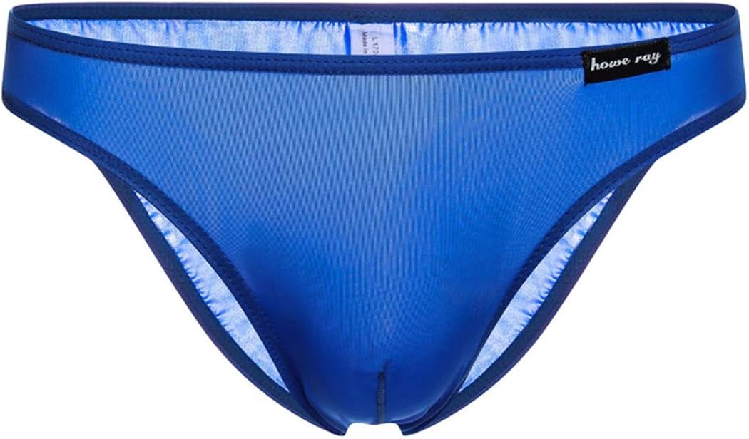 Wunhope 1er Slips Herren sexy Satin Männer Slips Eisseide sexy Low