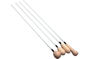 TUOREN Conductor Orchestra Baton 15" Music Conductor Baton with Solid Wood Handle 4pcs