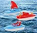 Toy Boat for Bath Tubs, Swimming Pools, Beaches - Pack of 3 - Cruise in Your Imagination - Adorable Children's Realistic Boat. Includes a Speedboat, Tugboat, and Sailboat.